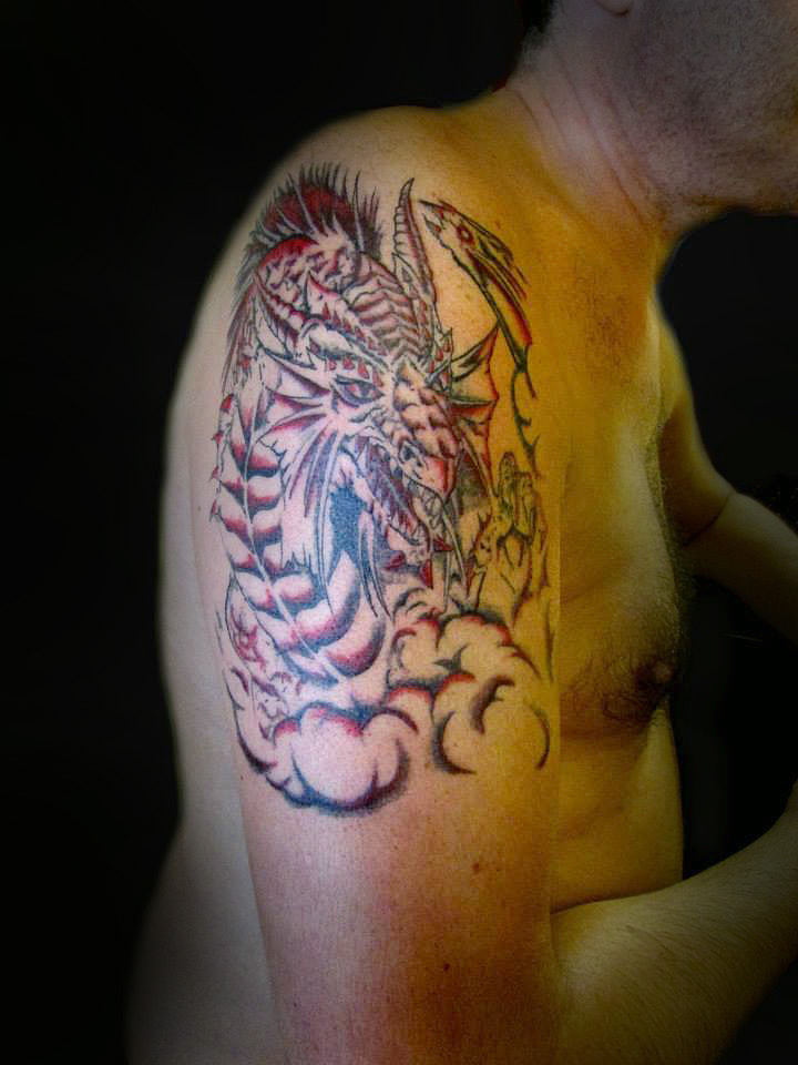 dragon-on-arm